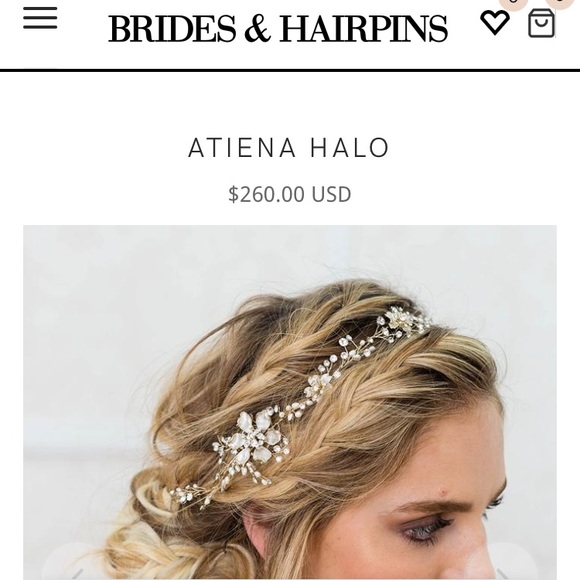 Brides & Hairpins ATIENA HALO -bridal hair… display picture 3